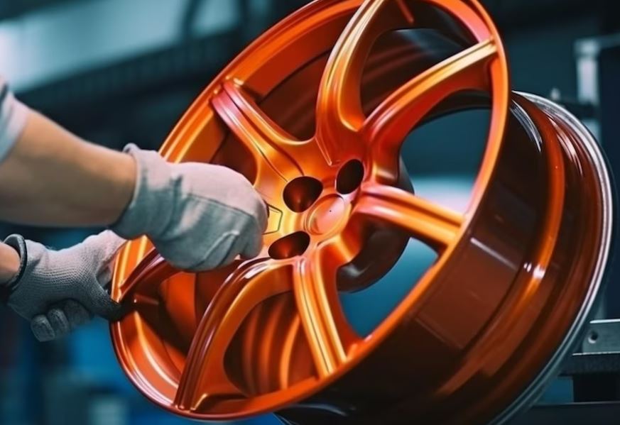 powder coating wheels